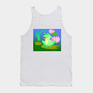 Funny frog Tank Top